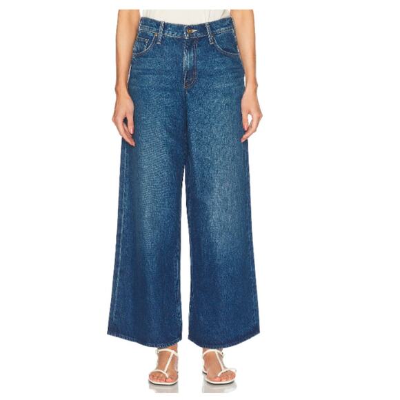 Mother SNACKS! The Rigatoni Sneak in Yes Chef Blue Size 29 NEW